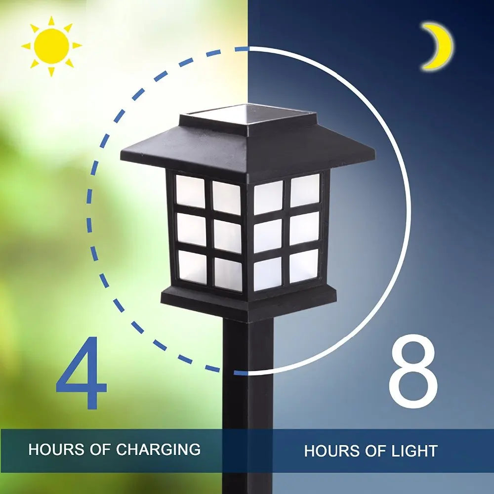 lampe solaire moderne noire carré blanc jardin extérieur urgence vacances ip44 led 5v