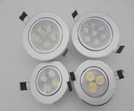 spot led encastrable moderne aluminium dimmable rond noir argent or intérieur maison
