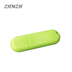clé usb led portable rouge bleu vert orange jaune blanc moderne transparent