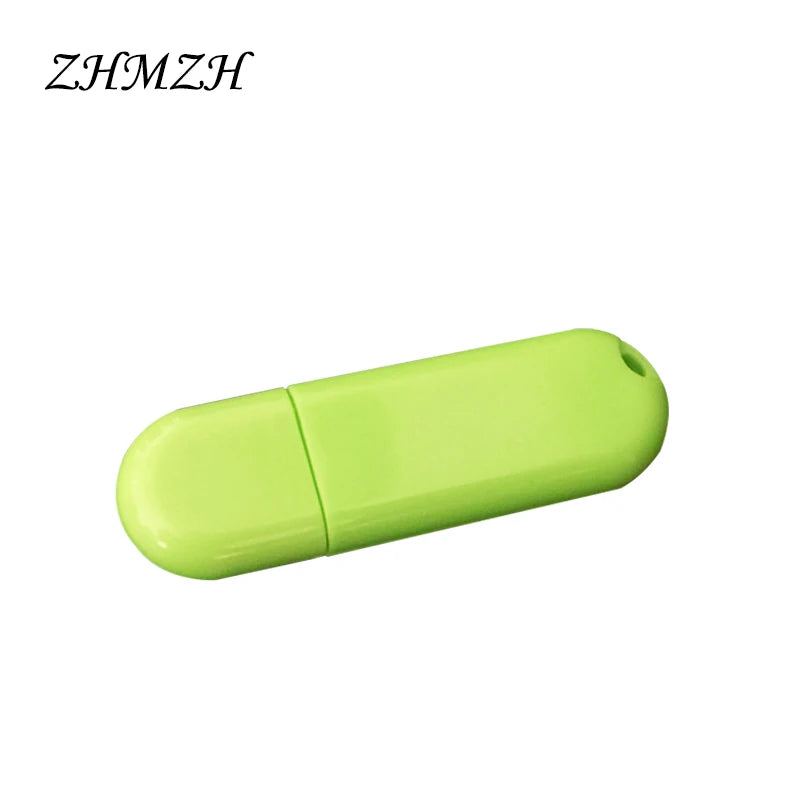 clé usb led portable rouge bleu vert orange jaune blanc moderne transparent