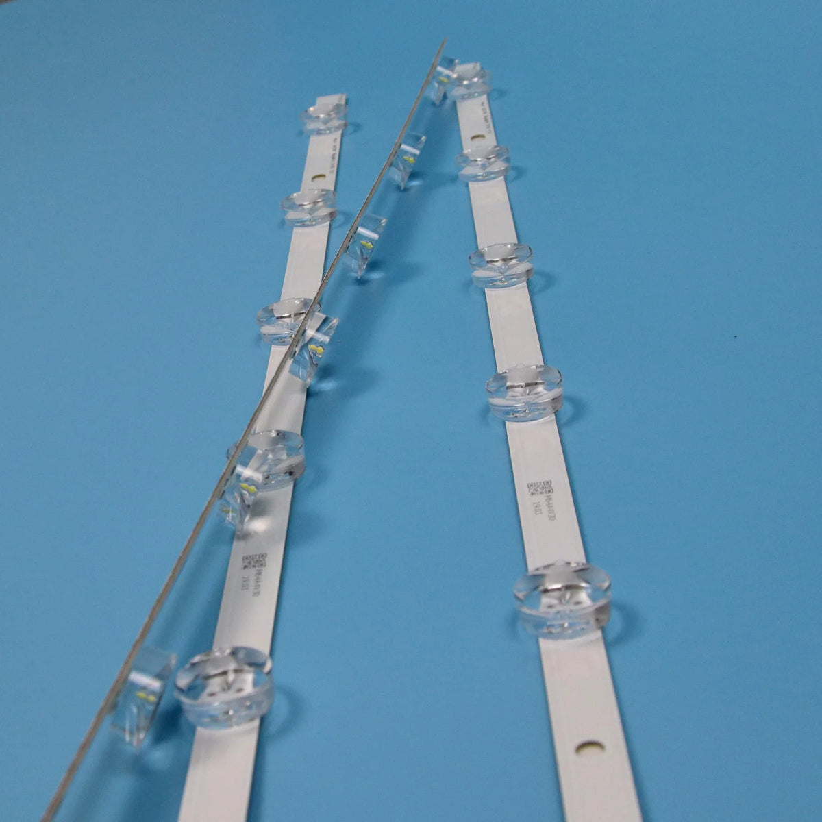 ruban led blanc moderne clips transparents téléviseur éclairage remplacement neuf