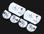 ampoules led blancs modernes 12v t10 w5w 194 six pieces voiture