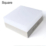 plafonnier led blanc moderne 12v 24v 6w 12w 18w 24w opacité aluminium