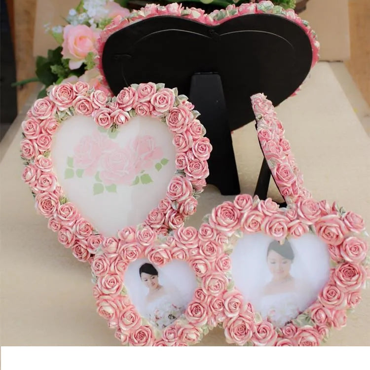 cadre photo résine rose clair relief romantique support mural erotique decoration chambre erotique erotique