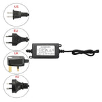 alimentation led 5w 8w 30w ip67 étanche 12v noir multiples prises