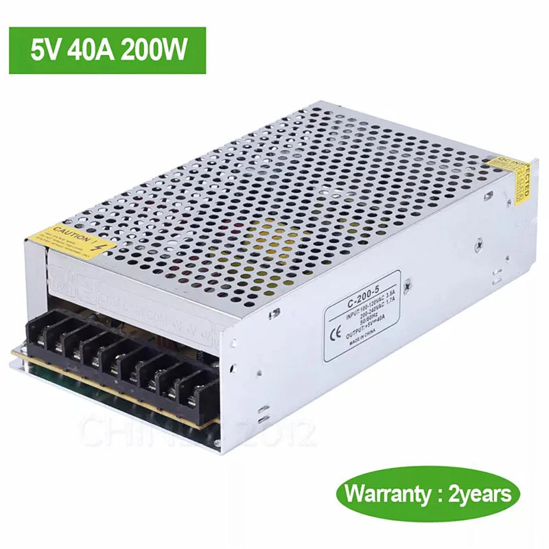 Transformateur 5V pour ruban LED or