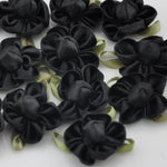 rubans satinés fleurs artificielles multicolores décor mariage roses uniques polyester