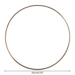 anneau métal or minimaliste cercle lisse moderne artisanal DIY accessoire ornement intérieur