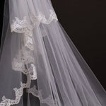 voile mariée deux couches dentelle paillettes blanc crème classique mètres polyester haute qualité