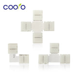 connecteurs cable led blanc plat moderne adhésif 2pin 3pin 4pin 5pin forme pieces