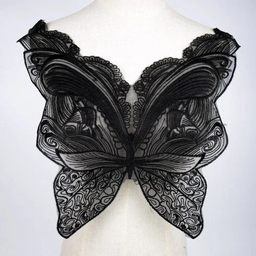 dentelle fine blanche fleurs motifs géométriques broderie opacité tissu polyester couture robe chemisier decoration