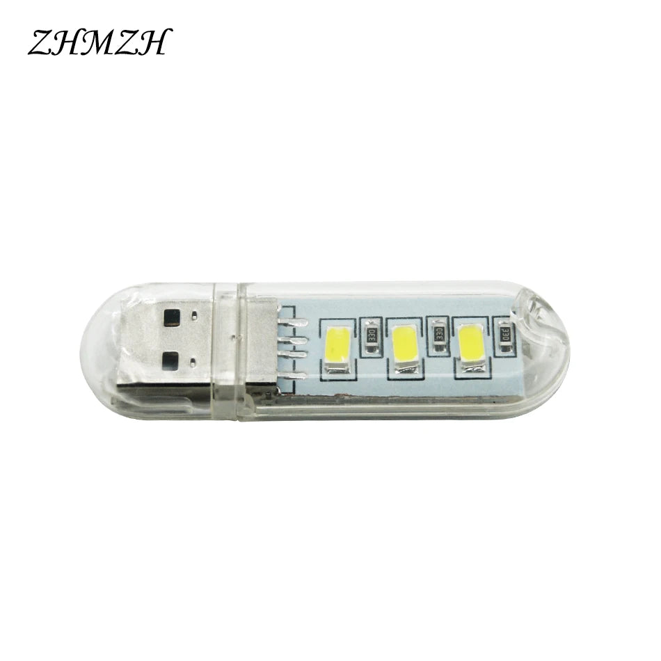 clé USB lumineuse 12 couleurs transparente moderne rechargeable ligne blanc bleu rouge
