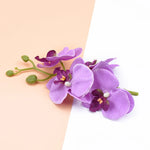 fleurs artificielles orchidées papillon soie rose violet bleu vert décoration maison intérieur mariage anniversaire