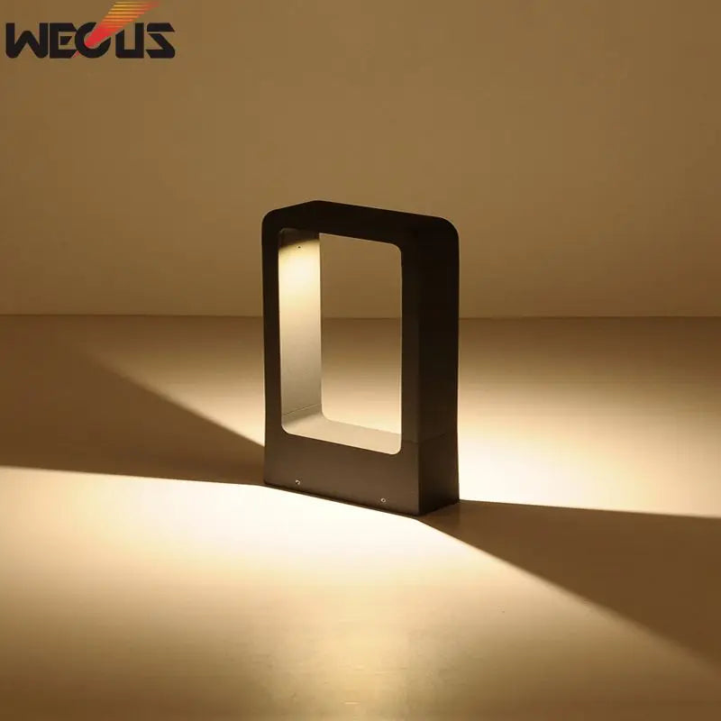 lampe solaire gris moderne étanche 10w ip65 ac85265v waterproof aluminium