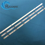 bande lumineuse 32 inch blanc doré moderne fixations 590x15mm 094v