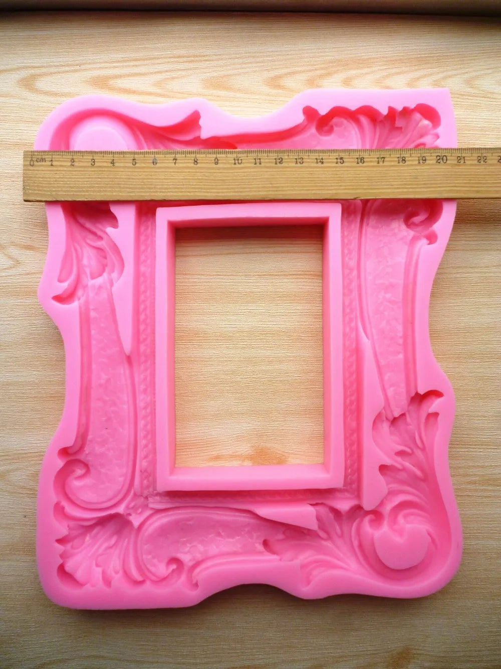 cadre photo or baroque classique fixation silicone opacité 10x15cm