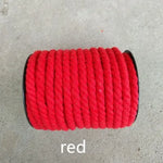 corde coton 12mm 20mètres couleurs multiples tissée durable sac vêtement textile maison