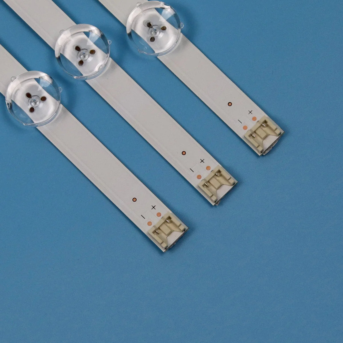 ruban led blanc moderne clips transparents téléviseur éclairage remplacement neuf