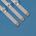 ruban led blanc moderne clips transparents téléviseur éclairage remplacement neuf