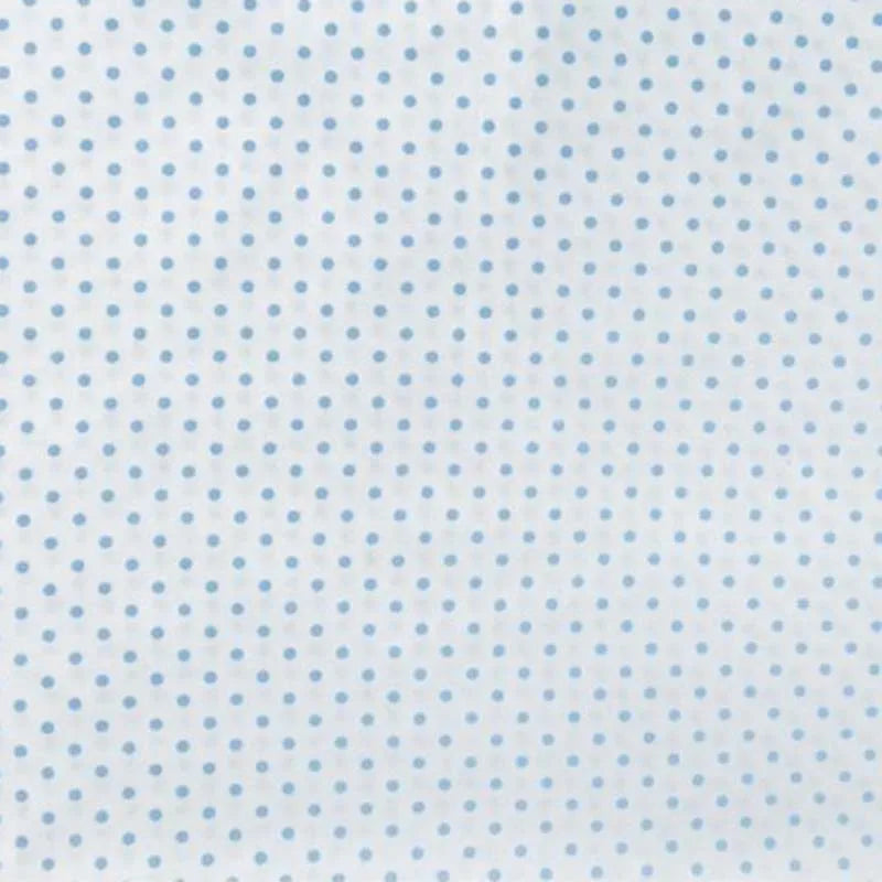tissu coton imprimé points blancs rose bleu vert classique protection uv décoration maison patchwork