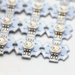 diodes led transparentes modernes 3w 3v rouge vert bleu pcb pack variable