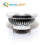 ampoule led argentée 15w dimmable ar111 g53 grille refroidissement fixations
