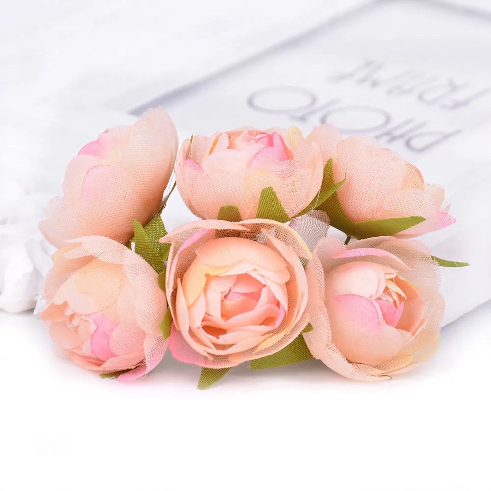 bouquet fleurs artificielles roses tissu feuilles verte intérieur mariage romantique saint valentin