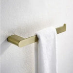 accessoires salle bain doré moderne étagère serviettes porte savon porte goblet porte serviettes téléphone