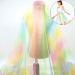 tulle étoiles dorées blanc rose bleu vert jaune violet noir translucide décoration mariage robe
