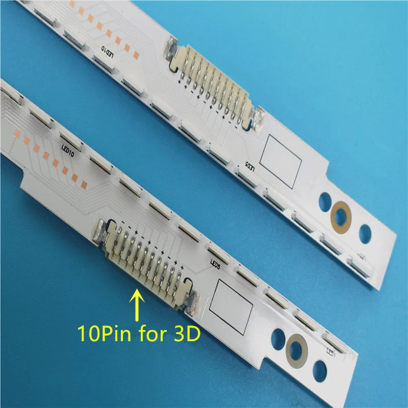 bande led 60led 572mm blanc connecteur 3d moderne rétroéclairage technologie fixations