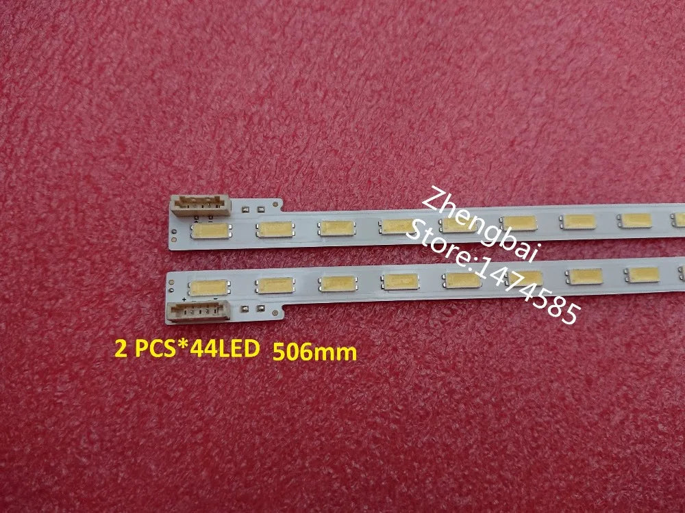 bande led blanche 44 leds 506mm connecteurs moderne aluminium sans câble