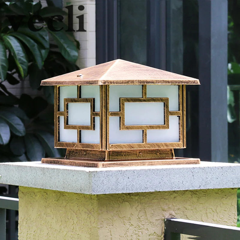 lampe solaire moderne bronze noir éclairage quotidien cuisine extérieure mur appliques led étanche fixée