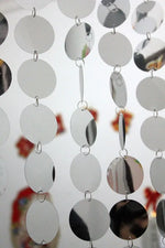 rideau pvc fleur argent violet or moderne décoration intérieur maison