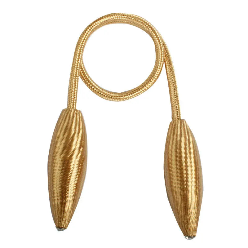 pinces rideaux or bleu foncé formes organiques modernes deux pièces opaques cheveux synthétiques brillantes