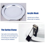 Spot LED 12W 15W 18W 5W 7W 9W Blanc Chaud Froid IP65 Moderne Clips