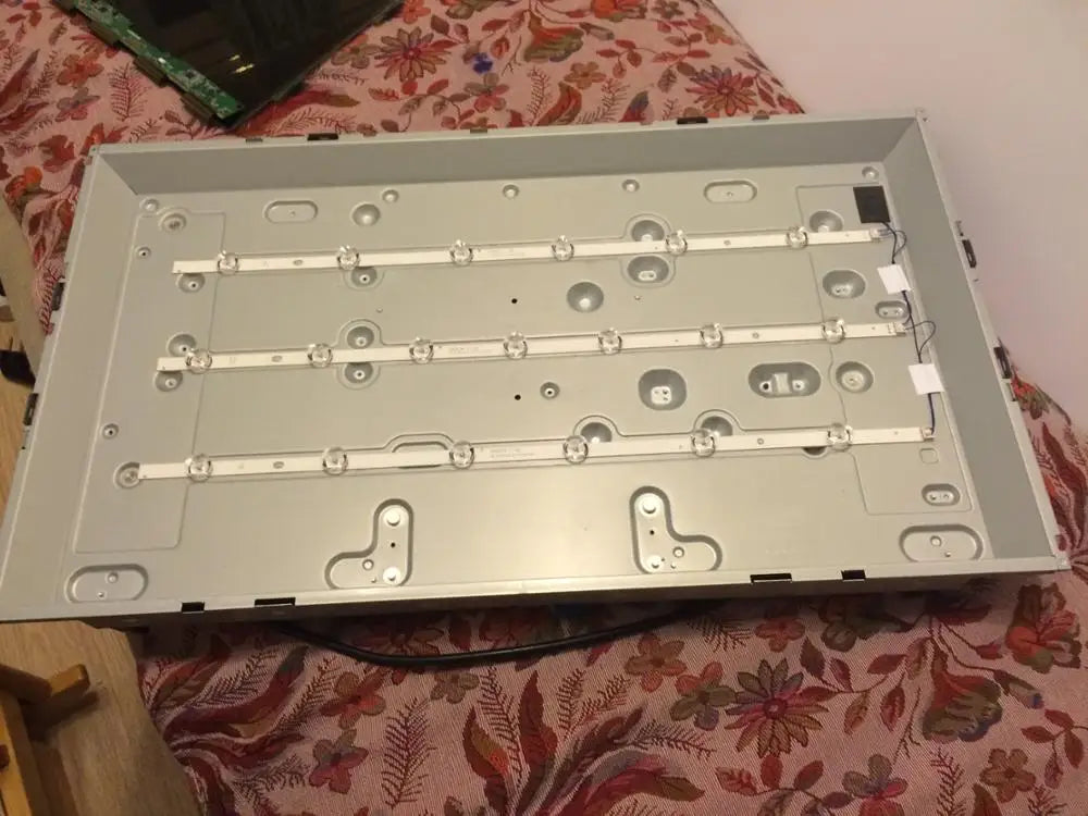 bandes led éclairage écran blanc lisses modernes yeillets boîte stockage télévision aluminium