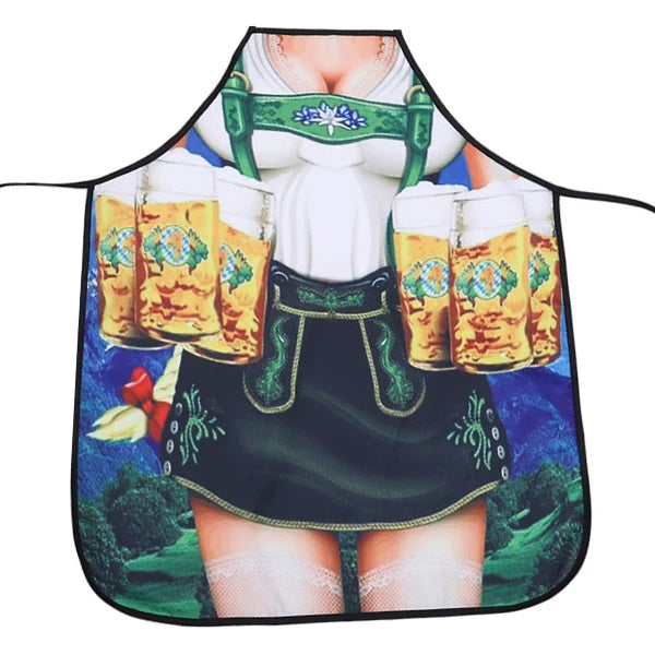 Détail de la matière polyester du tablier de cuisine