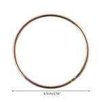 anneau métal or minimaliste cercle lisse moderne artisanal DIY accessoire ornement intérieur