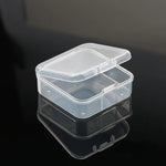 boîtes rangement transparentes modernes clips fermeture bijoux boucles oreilles 55mm 55mm 21mm