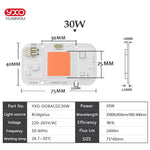 éclairage culture hydroponique LED COB 20 30 50W spectre complet modernes chips LED connecteur