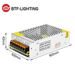 transformateur électrique 5v 2a 10a 20a 30a 40a 60a led ws2812b argenté industrial adjustable