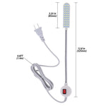 lampe led flexible aimantée industrielle 360 réglable blanc moderne minimaliste