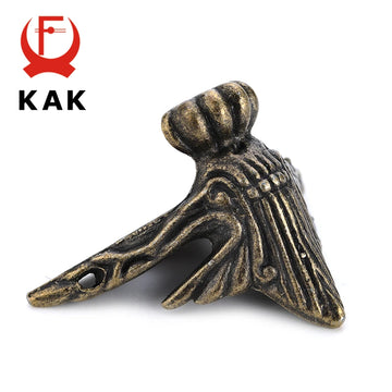 supports d'angle bronze décor floral classique vieilli meubles fixations 30x40mm