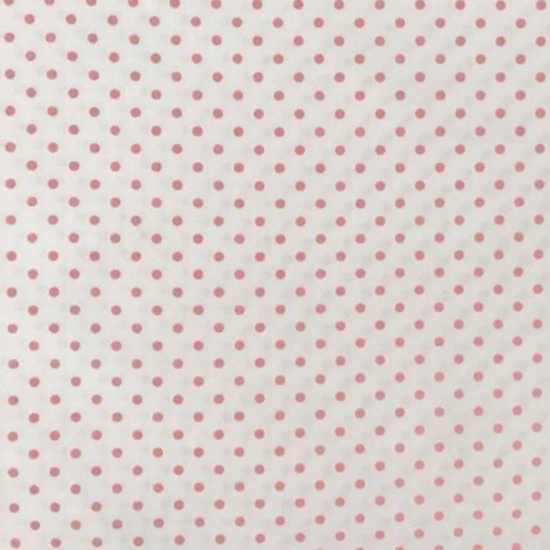 tissu coton imprimé points blancs rose bleu vert classique protection uv décoration maison patchwork
