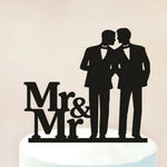 décoration gâteau mariage anniversaire coeurs lettres personnages dessin animé acrylique noir rose argent doré