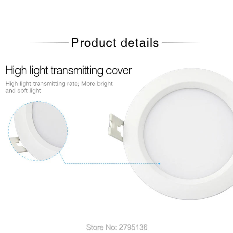 spot led moderne blanc encastrable ip54 télécommande 2700k 6500k 500lm 30m