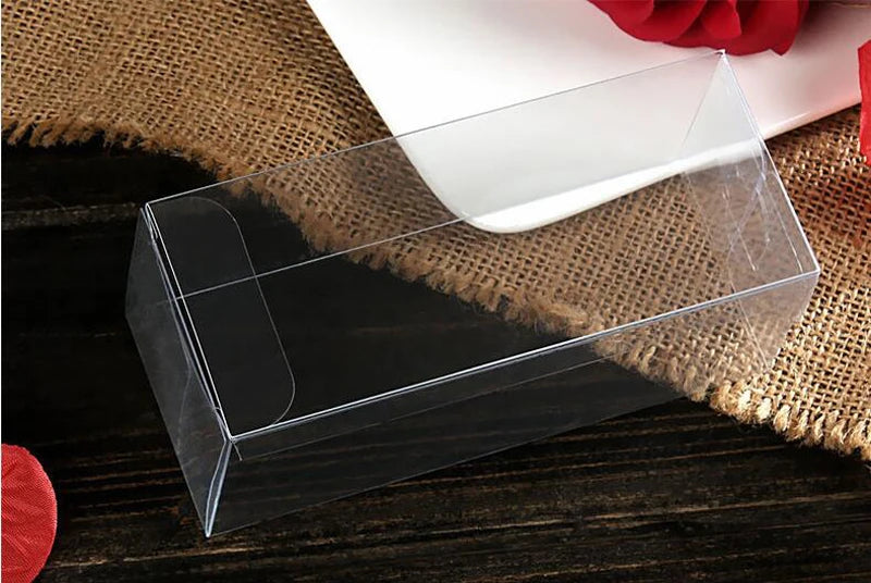 boîtes bijoux transparentes plastique rangement mariage noël 200 pièces modernes emballage