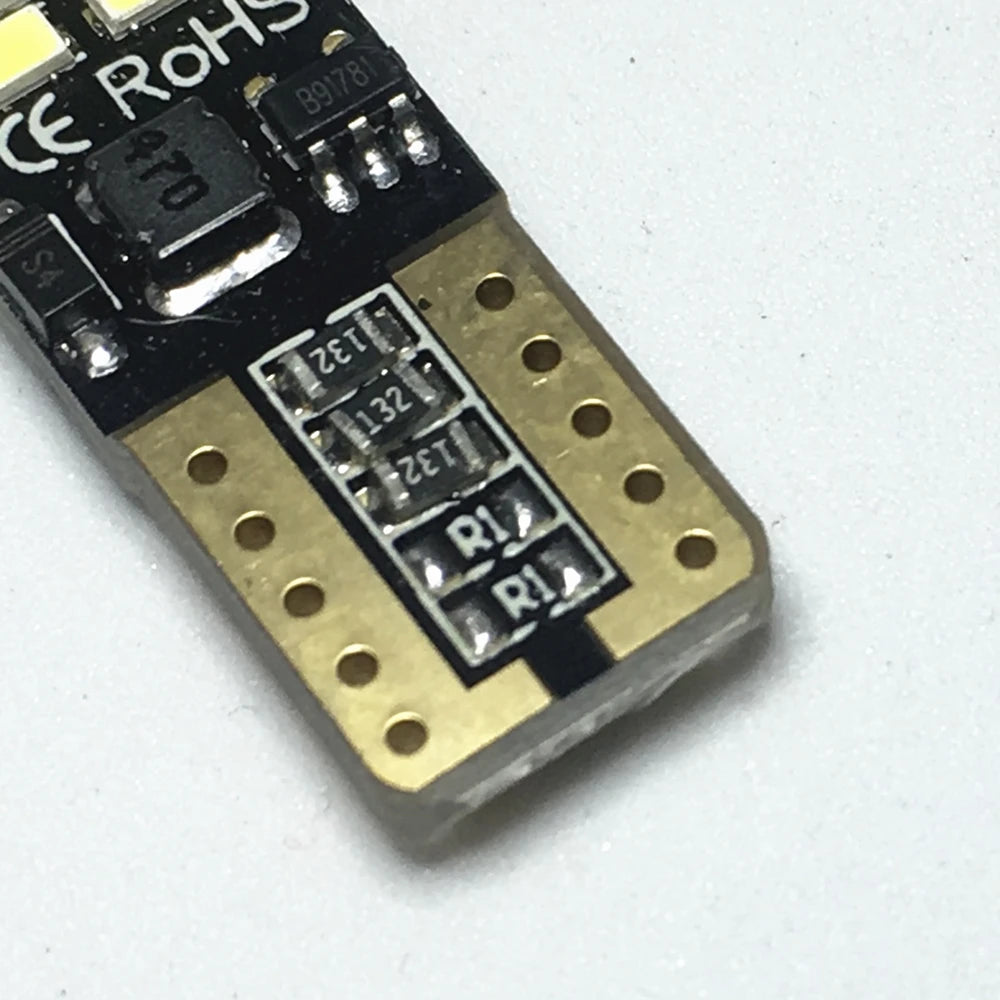 ampoule led 12v t10 w5w 350lm 2.5w noir doré blanche diodes modernes technologiques