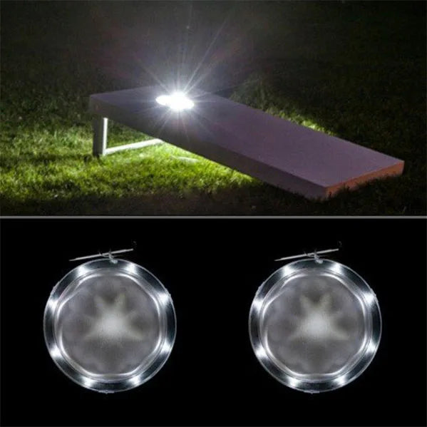lumières led cornhole étoile blanche moderne blanc rose jaune vert bleu orange pack télécommande
