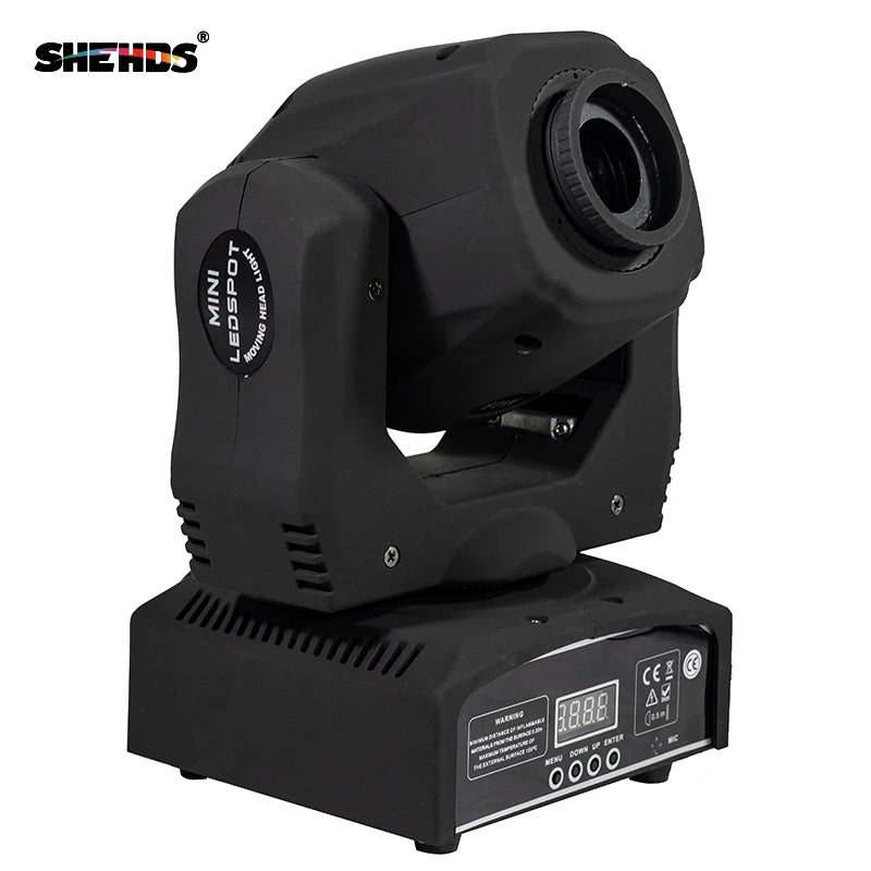 projecteur led noir moderne 60w dmx scènes dj haute luminosité certifications cee fcc rohs
